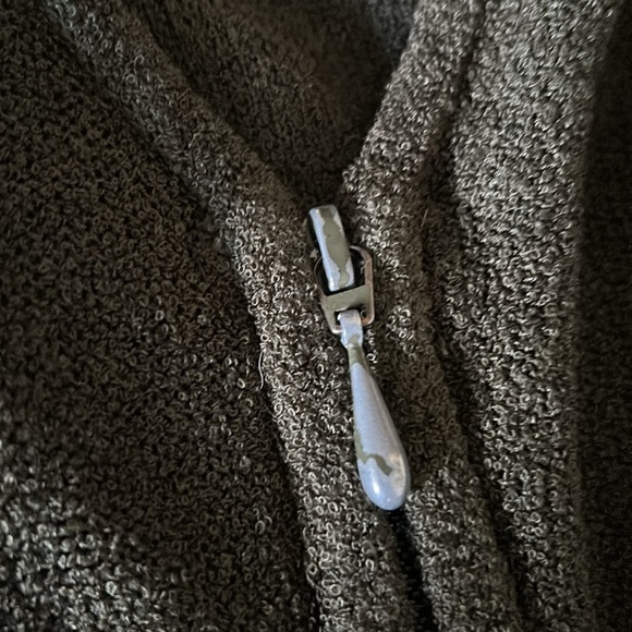 Green Knit Sweater Cardigan With Pockets-Ladies Small - Picture 6 of 8